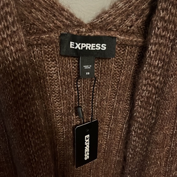 Express Open Front Cardigan - Picture 2 of 4